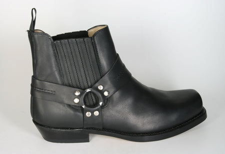 5049 Sancho Abarca Bikerboots Stiefeletten Negro