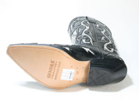 5059 Sendra Boots Cowboy boots Ciclon Negro Python Blanco