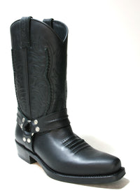 5122 Sancho Abarca Biker Boots Negro