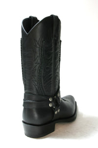 5122 Sancho Abarca Biker Boots Negro