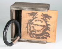 512 Leather Strap Python Black