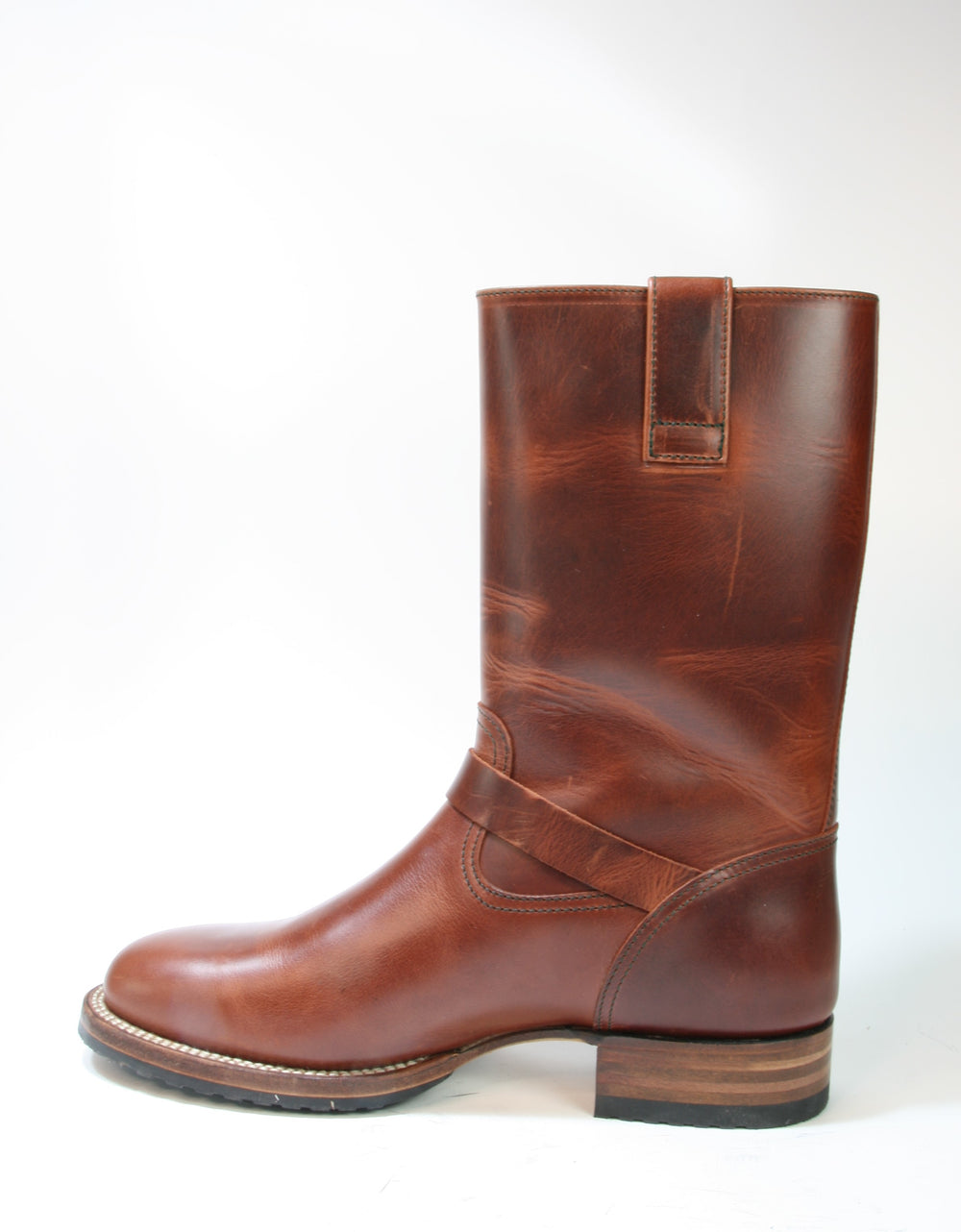 51334 SANDMANN Engineer Boots Great Plains Brown