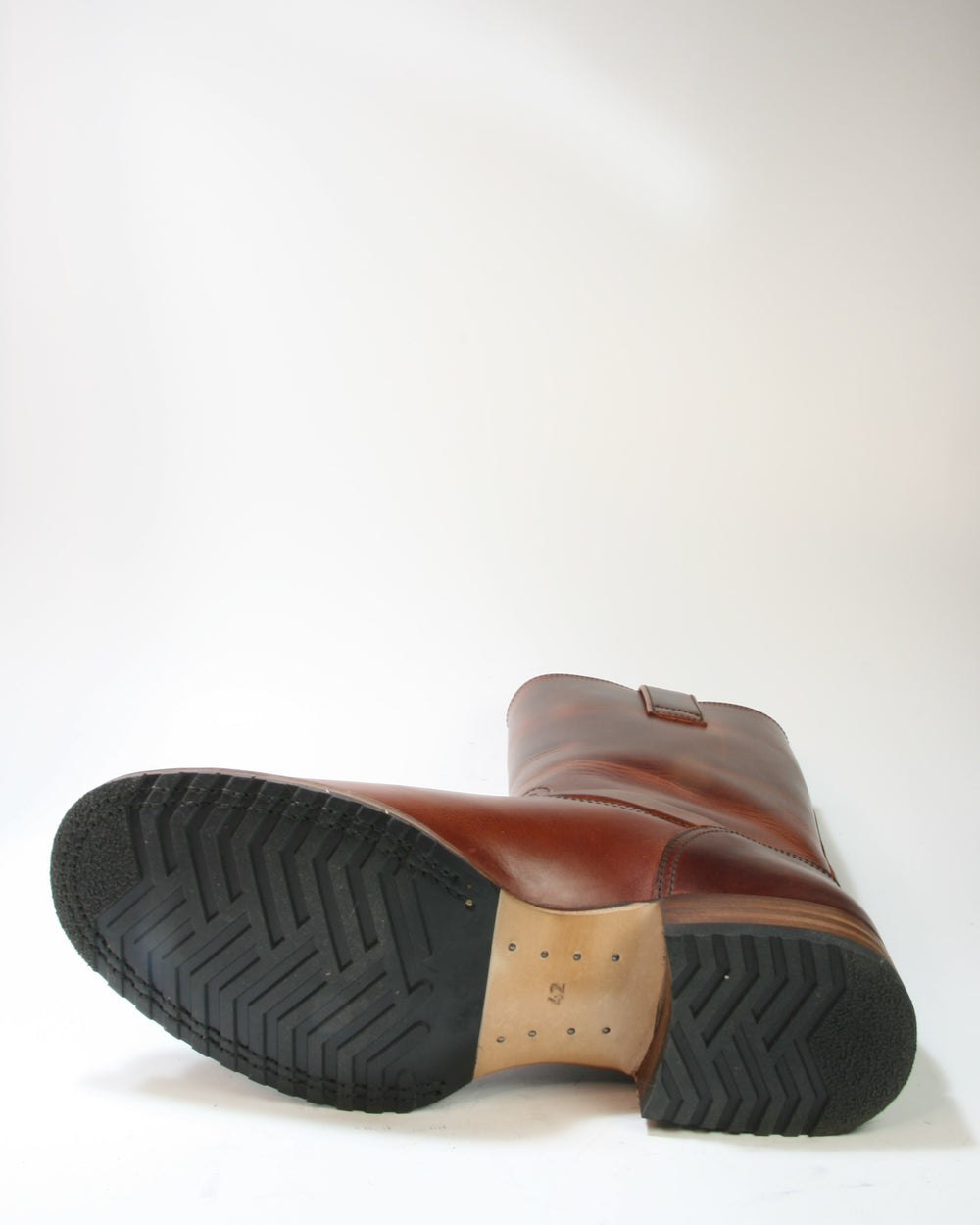 51334 SANDMANN Engineer Boots Great Plains Brown