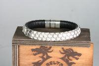 515 Leather strap Python Natural B/W