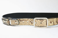 519 Sendra Gürtel Python Natural