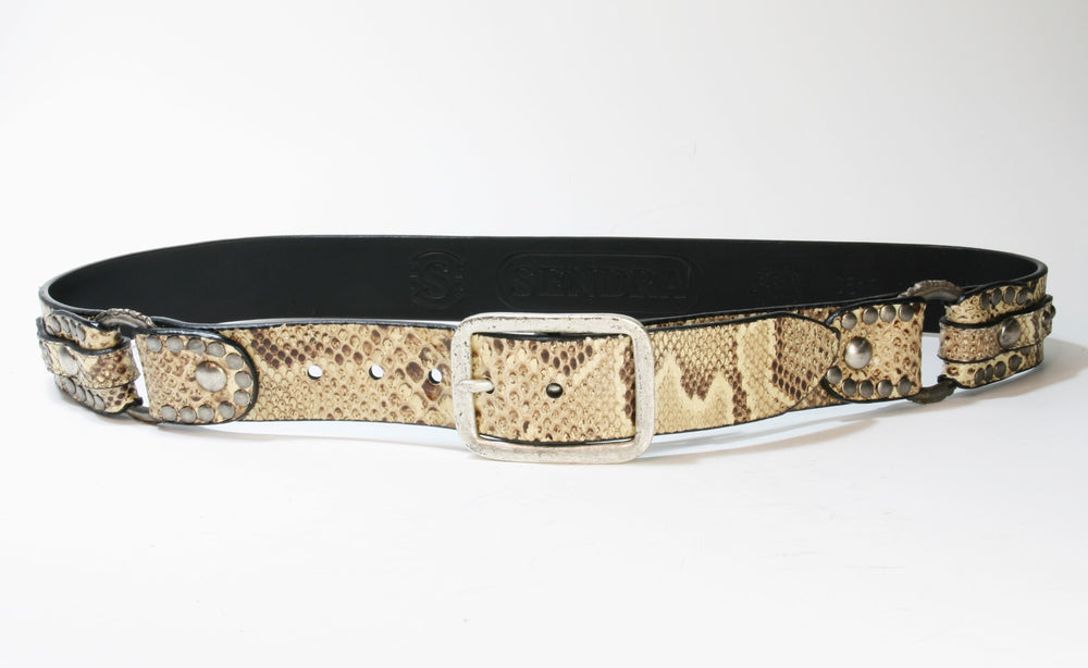 519 Sendra Gürtel Python Natural