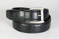 5275 Sendra Gürtel Echtes Kaimanleder schwarz