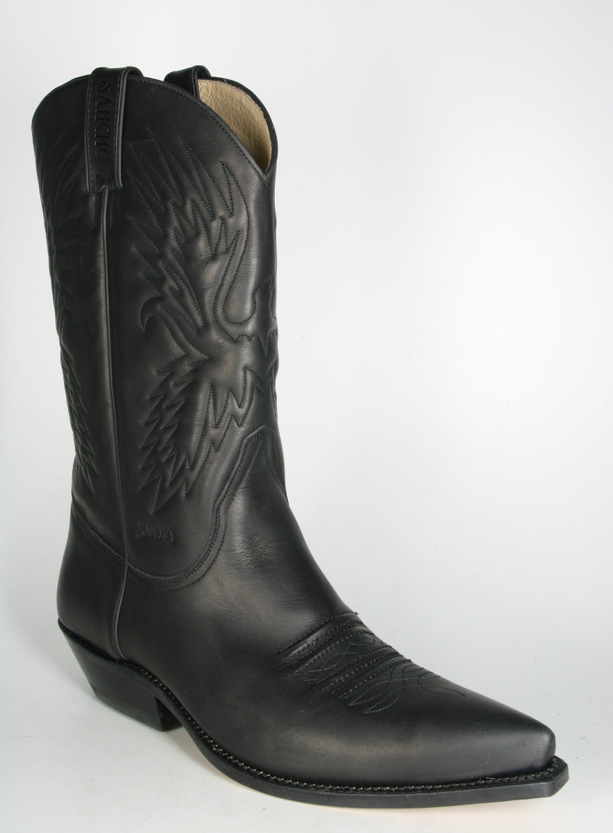 5326 Sancho cowboy boots Negro