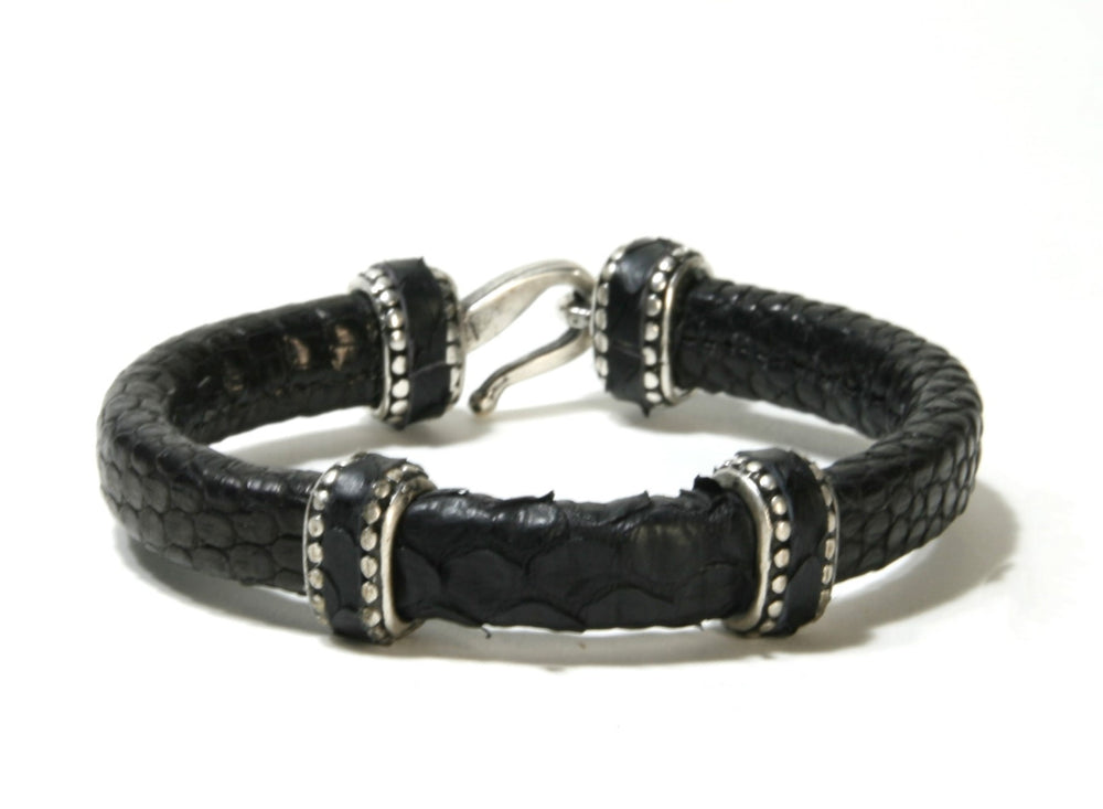 540 Bracelet Original Belts Lizard/Python Black