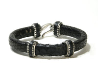 540 Bracelet Original Belts Lizard/Python Black