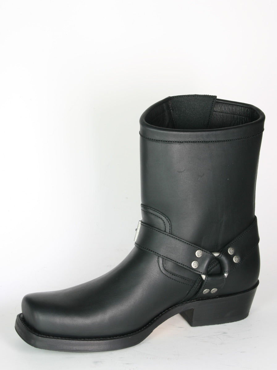 5536 Sancho Abarca Biker Boots Negro