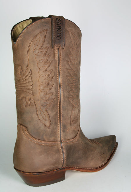 5559 Sancho cowboy boots Castano