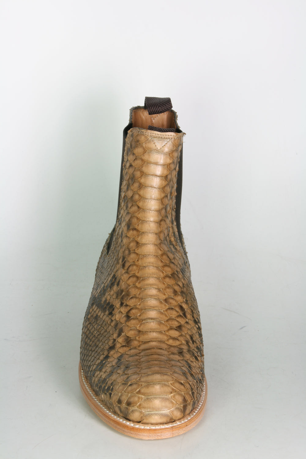 5595 Sendra Chelsea Boots Python Camel