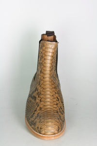 5595 Sendra Chelsea Boots Python Camel