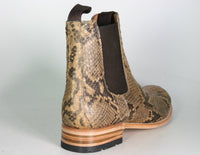 5595 Sendra Chelsea Boots Python Camel