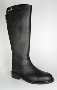 5636 Sendra Police riding boots Negro