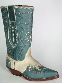 5737 Cowboystiefel Sancho blau