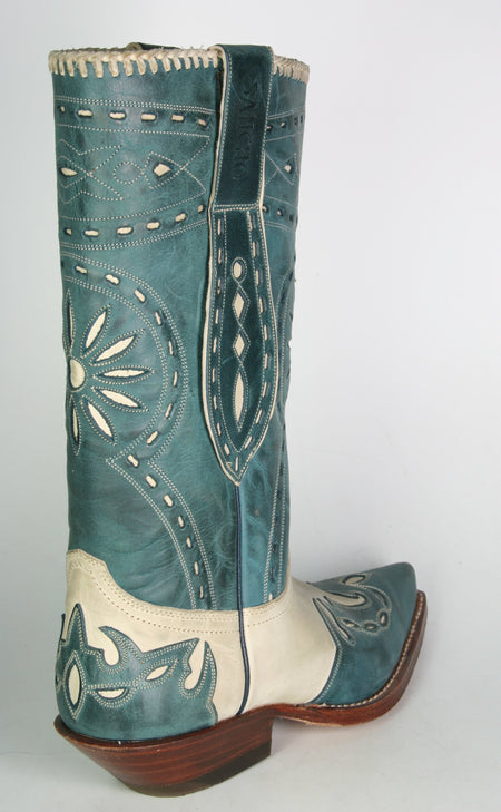 5737 Cowboystiefel Sancho blau