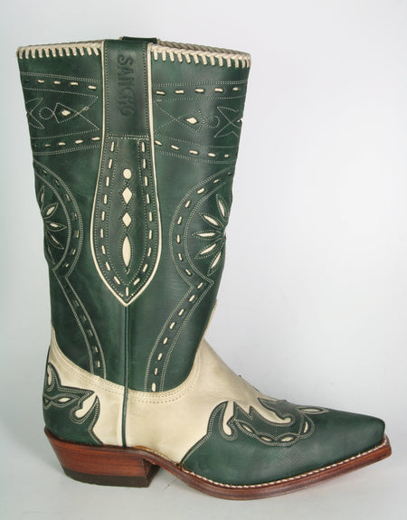 5737 Cowboystiefel Sancho grün