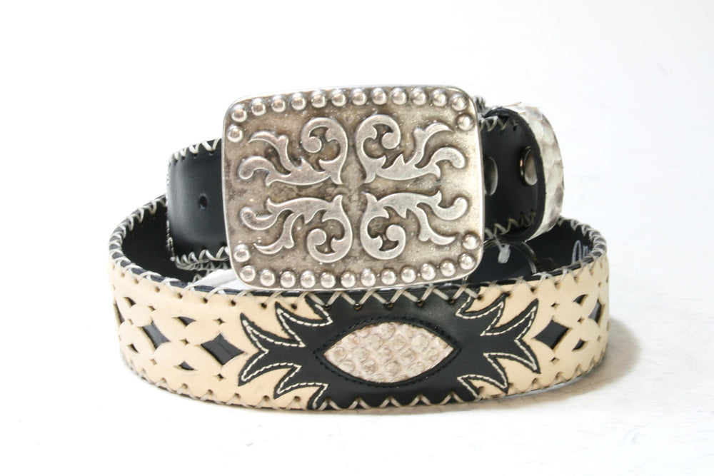 5820 Wechselgürtel Original Belts Black Beige