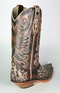 5845 Sendra Cowboystiefel Natur Antic Jacinto