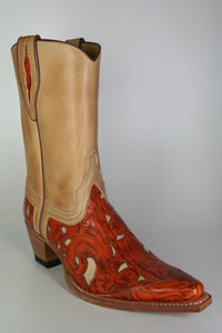 5932 Sendra Cowboystiefel Judy Quesia beige