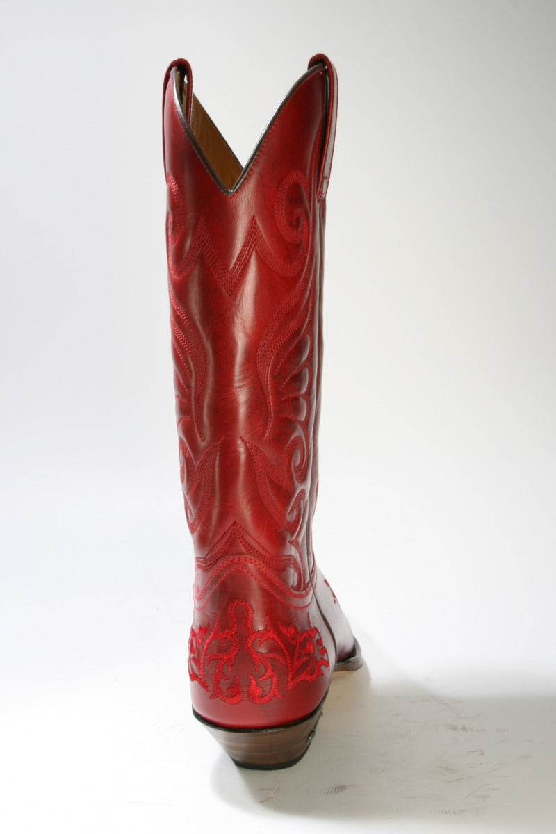 6056 Sendra Boots Cowboystiefel rot Ostro Fuoco