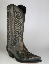 6056 Sendra Cowboystiefel Cuervo Olimpia Antracita