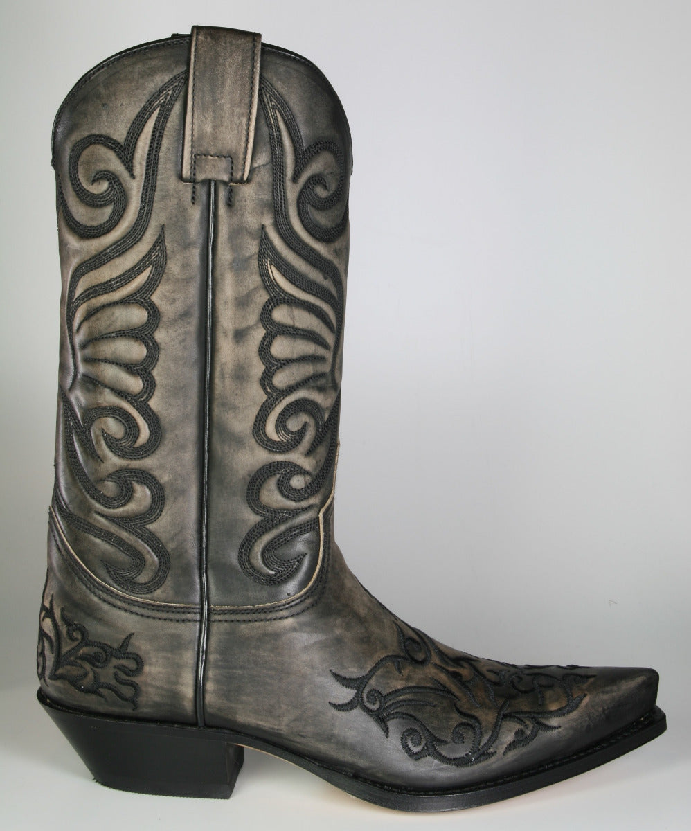 6056 Sendra Cowboystiefel Cuervo Olimpia Antracita
