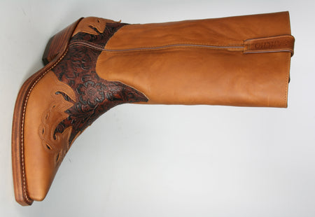 6074 Sancho cowboy boots Cuero Blondy pointed