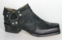 6077 Sendra Bikerschuhe mit Flamme Negro