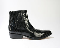 621 Tony Mora ankle boots TB Python Negro