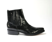 621 Tony Mora Stiefelette TB Python Negro 2