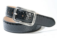 640 Vittozzi Belt Python Black