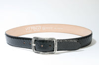 640 Vittozzi Belt Python Black