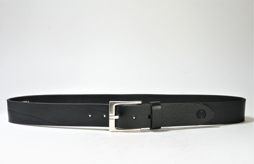 643 Vittozzi leather belt black 
