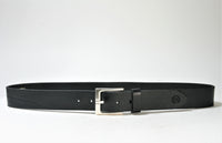 643 Vittozzi leather belt black 