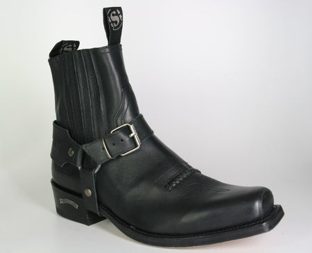 6445 Sendra Stiefelette Negro