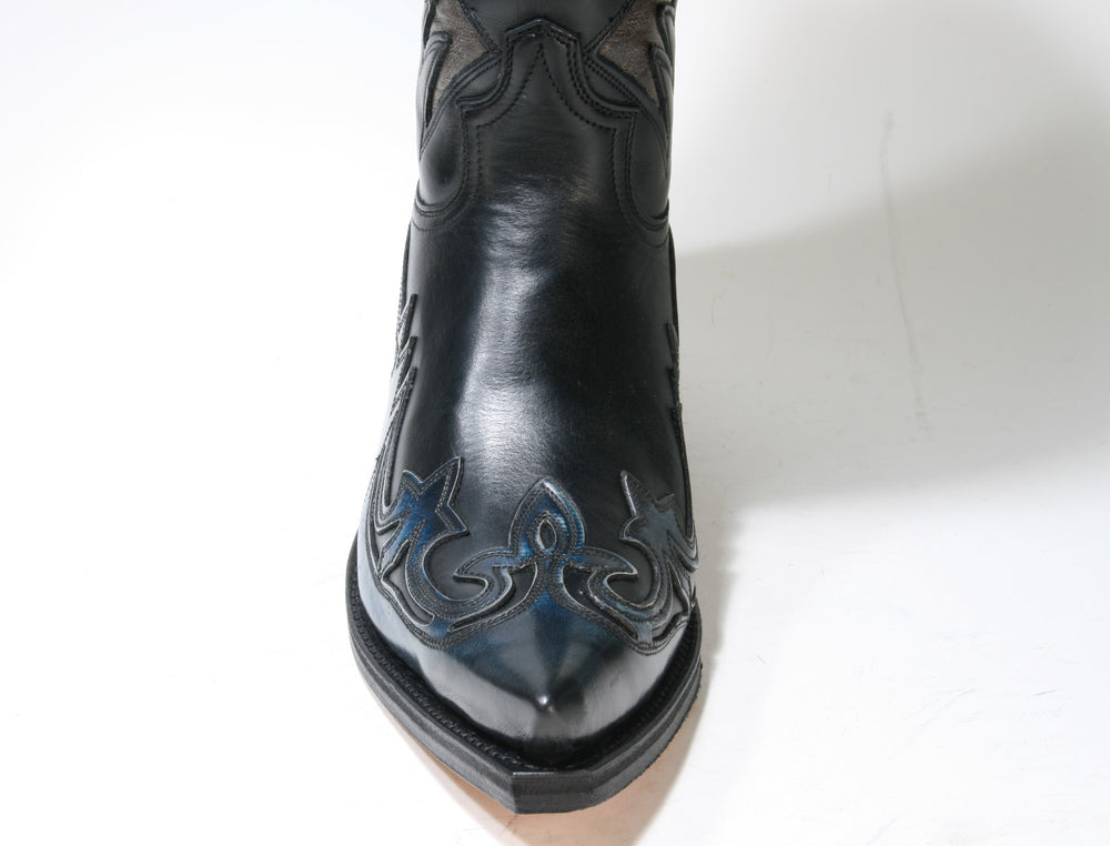 18246 Sendra Boots Cowboystiefel Denver Azul Hurr. Marfil