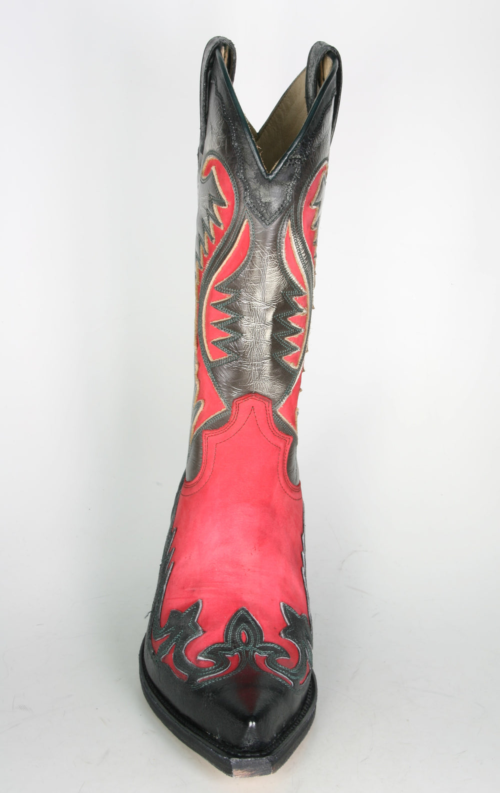 6480 Sendra Cowboy Boots Barbados Negro N. Rojo
