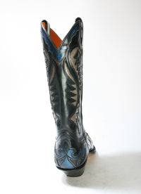 18246 Sendra Boots Cowboystiefel Denver Azul Hurr. Marfil