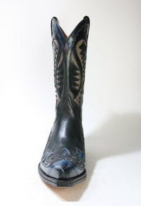 18246 Sendra Boots Cowboystiefel Denver Azul Hurr. Marfil