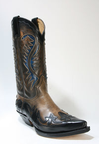 6480 Sendra Boots Cowboy boots Flor. Negro Denver