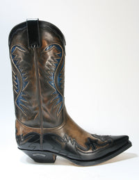 6480 Sendra Boots Cowboy boots Flor. Negro Denver