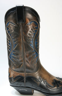 6480 Sendra Boots Cowboy boots Flor. Negro Denver