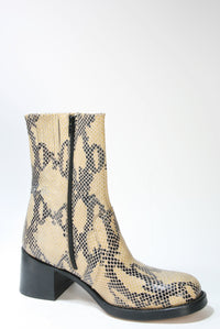 6629 Sancho ankle boots snake imitation
