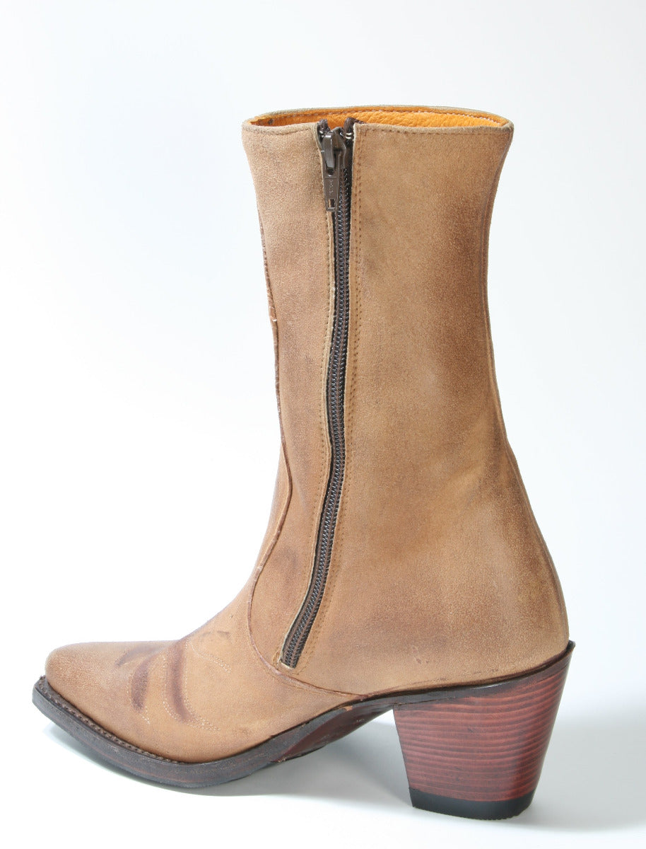 665 Sendra Boots Kurzstiefel Brown Flower