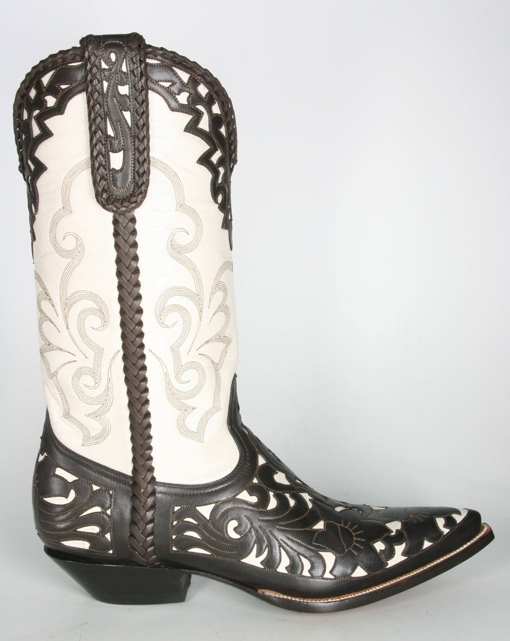 3702 Don Quijote Cowboy Boots Floral Brown