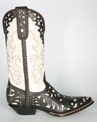 3702 Don Quijote Cowboy Boots Floral Brown