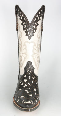 3702 Don Quijote Cowboy Boots Floral Brown